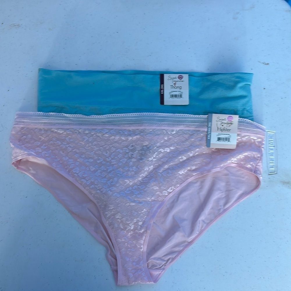 Secret Treasures Women's Panties 2-Pack Size XXL Soft Comfortable Underwear